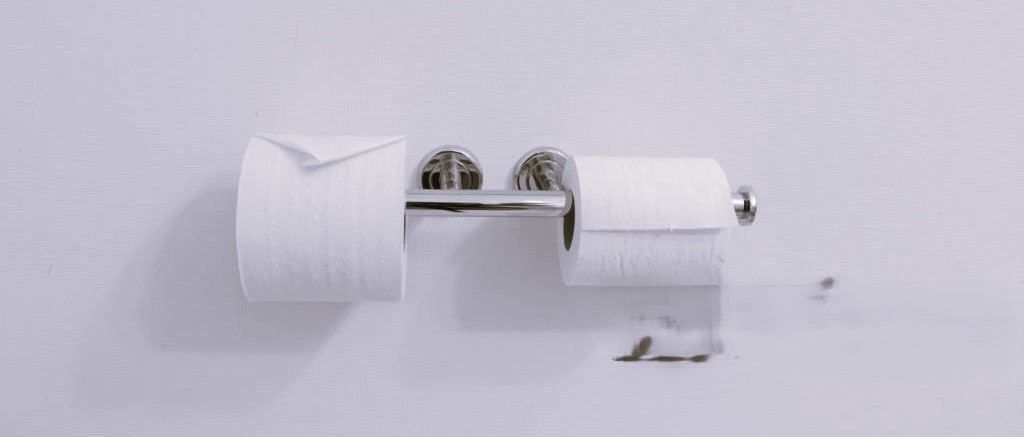 dual functional toilet paper rack 