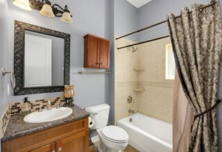 double rod shower curtain