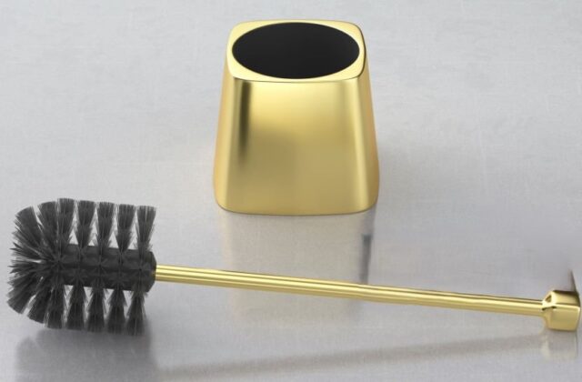 toilet brush and plunger set