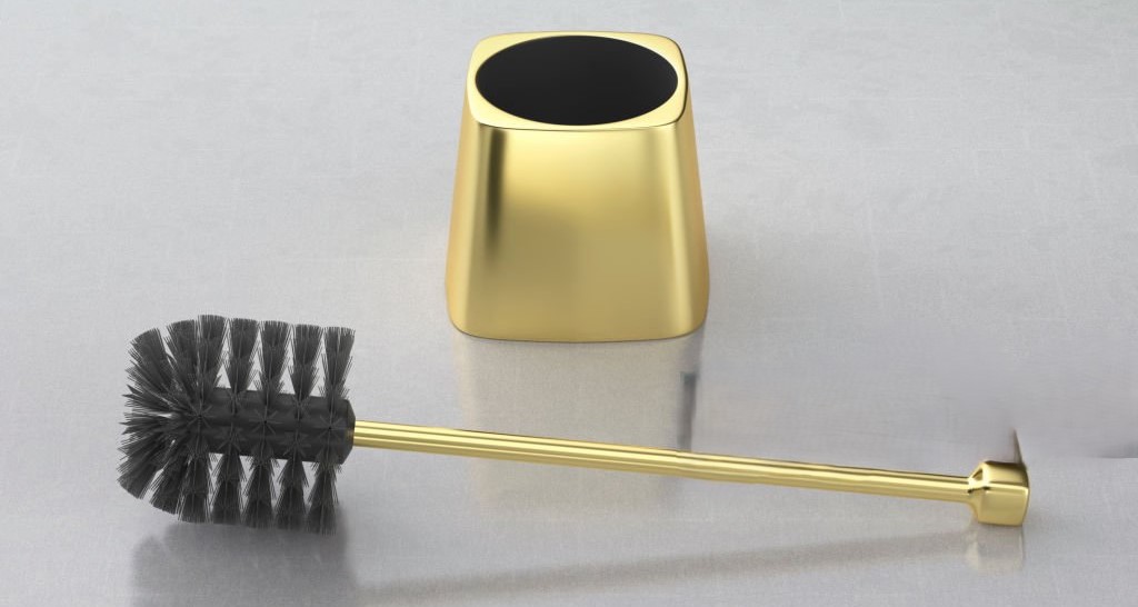 toilet brush and plunger set